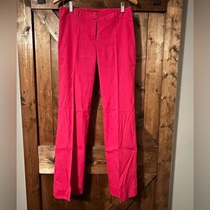 Theory Fuchsia Pants Sz 4